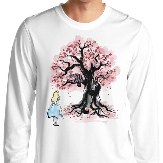 The Cheshire's Tree Sumi-e - Long Sleeve T-Shirt