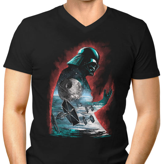 The Dark Sithlouette - Men's V-Neck