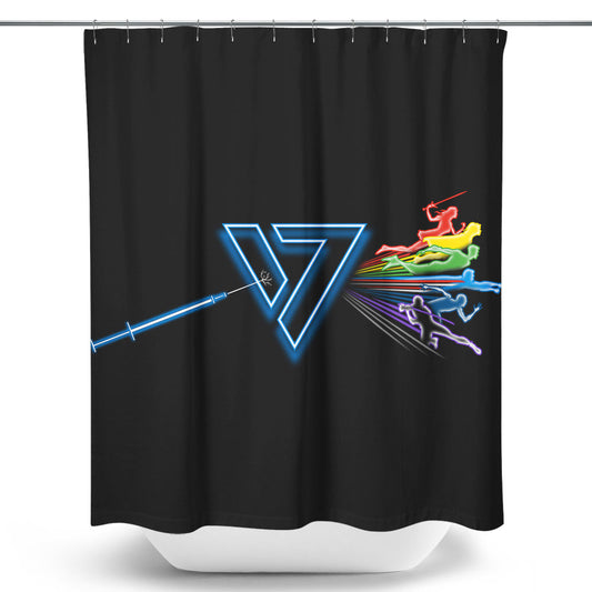 The Diabolical Side of the Seven - Shower Curtain