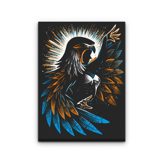 The Falcon Sorceress - Canvas Print