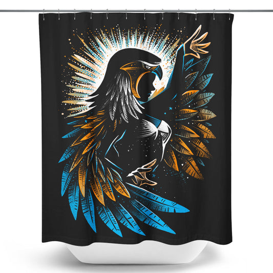 The Falcon Sorceress - Shower Curtain