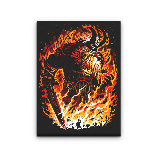 The Fire Giant - Canvas Print