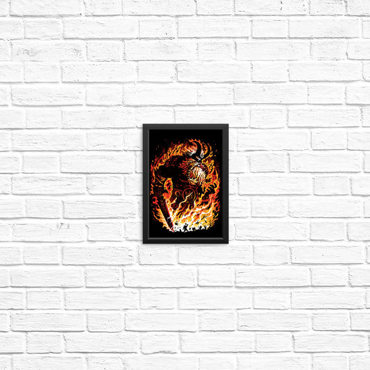 The Fire Giant - Posters & Prints