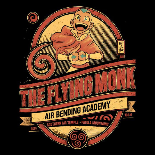 The Flying Monk - Men's V-Neck