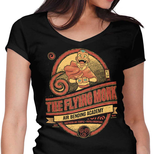 The Flying Monk - Women's V-Neck