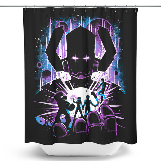 The Galactic Devastator - Shower Curtain