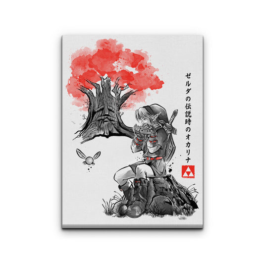 The Great Deku Sumi-e - Canvas Print