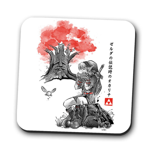 The Great Deku Sumi-e - Coasters