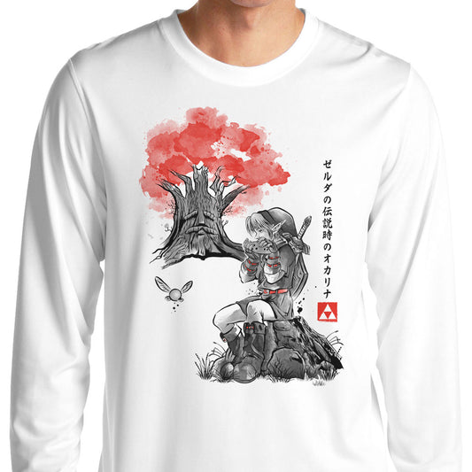 The Great Deku Sumi-e - Long Sleeve T-Shirt