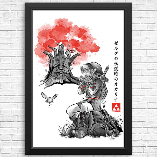 The Great Deku Sumi-e - Posters & Prints