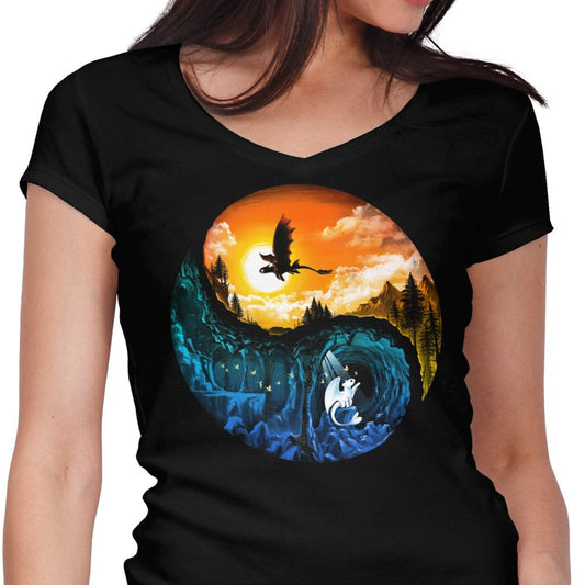 The Hidden World - Women's V-Neck