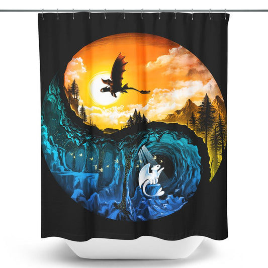 The Hidden World - Shower Curtain