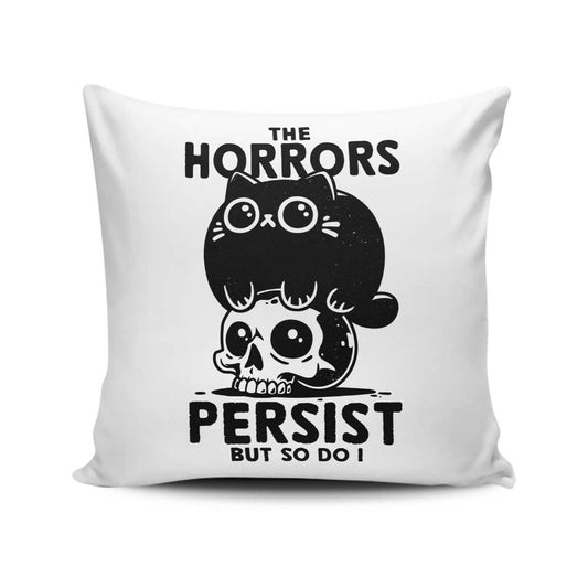 The Horror Survivor - Throw Pillow