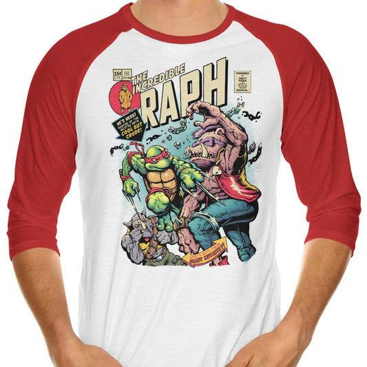 The Incredible Raph - 3/4 Sleeve Raglan T-Shirt