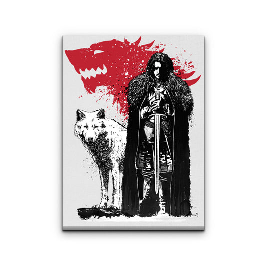 The King and the Wolf - Canvas Print