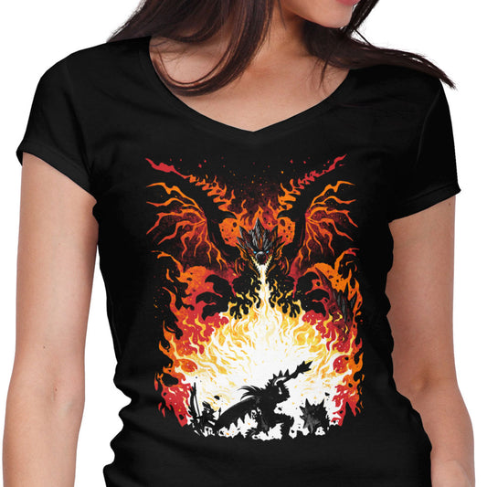 The King of the Skies - Women's V-Neck