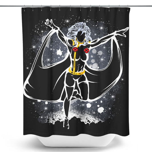 The Lightning Storm - Shower Curtain
