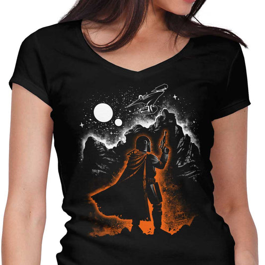 The Lone Hunter - Women's V-Neck