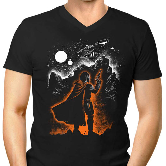 The Lone Hunter - Men's V-Neck