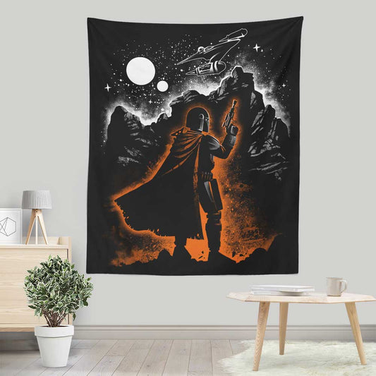 The Lone Hunter - Wall Tapestry
