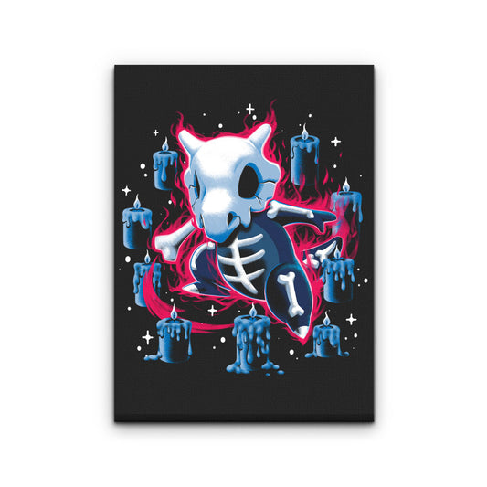 The Lonely Skeleton - Canvas Print