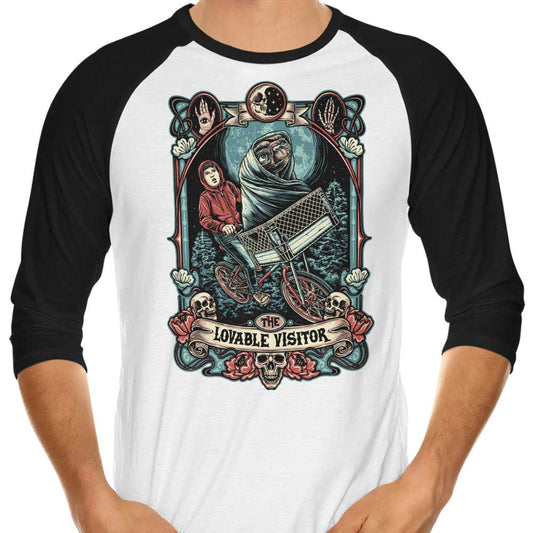 The Lovable Visitor - 3/4 Sleeve Raglan T-Shirt
