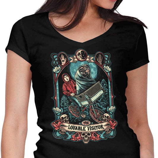 The Lovable Visitor - Women's V-Neck