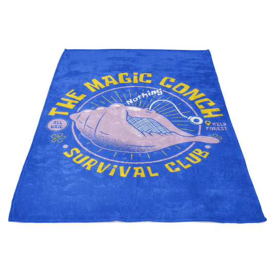 The Magic Conch - Fleece Blanket