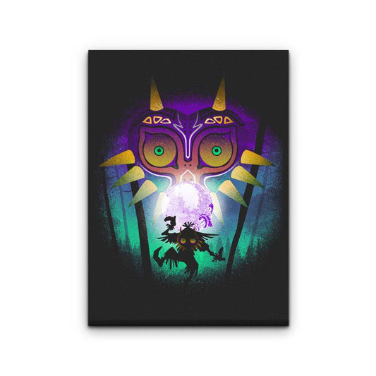 The Moon and the Mask - Canvas Print