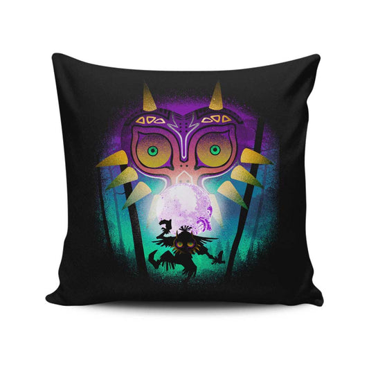 The Moon and the Mask - Throw Pillow