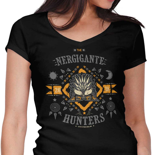 The Nergigante Hunters - Women's V-Neck