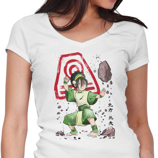 The Power of the Earth Kingdom - Women's V-Neck