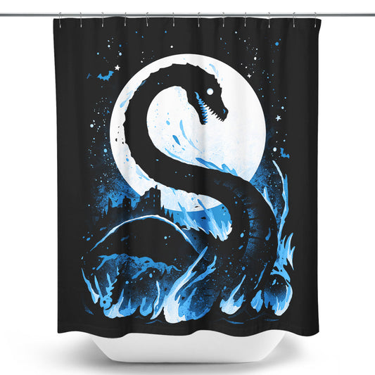 The Silent Wave - Shower Curtain