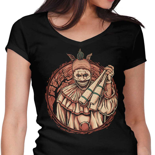 The Split Smile - Women's V-Neck