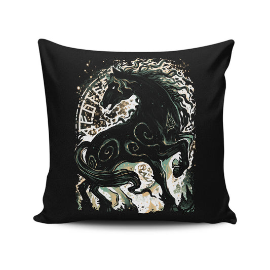The Swiftest Steed - Throw Pillow