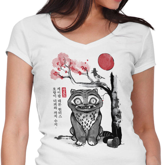 The Tiger and the Magpie - Women's V-Neck