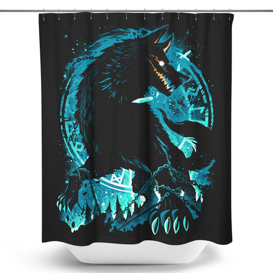 The Wolf of Fate - Shower Curtain