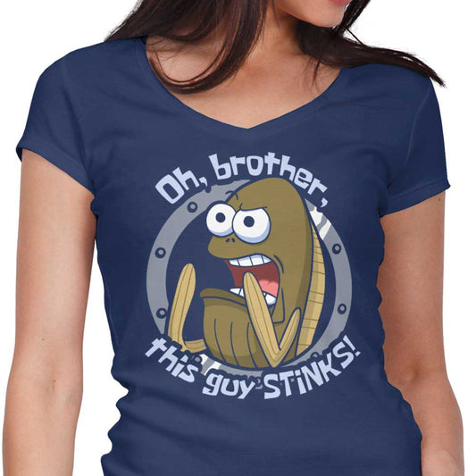 This Guy Stinks - Women's V-Neck