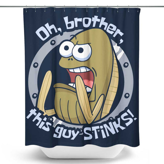 This Guy Stinks - Shower Curtain