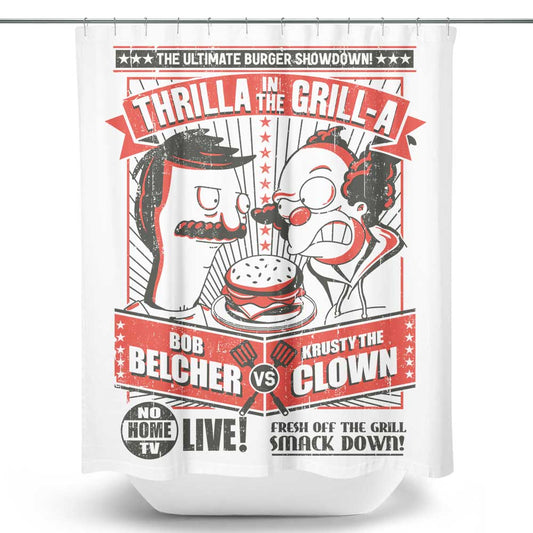 Thrilla in the Grill-a - Shower Curtain