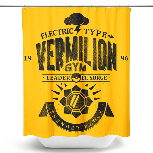 Thunder Badge - Shower Curtain