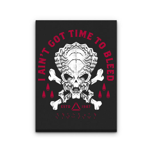 Time to Bleed - Canvas Print