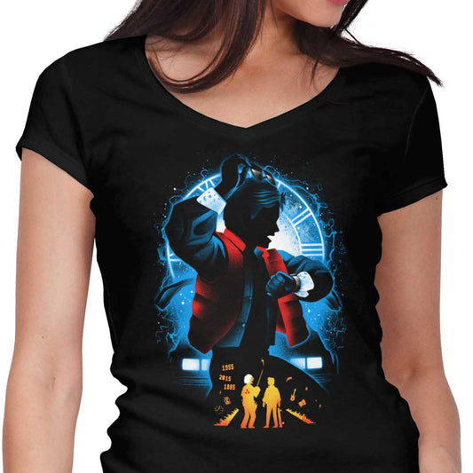 Time Traveler - Women's V-Neck