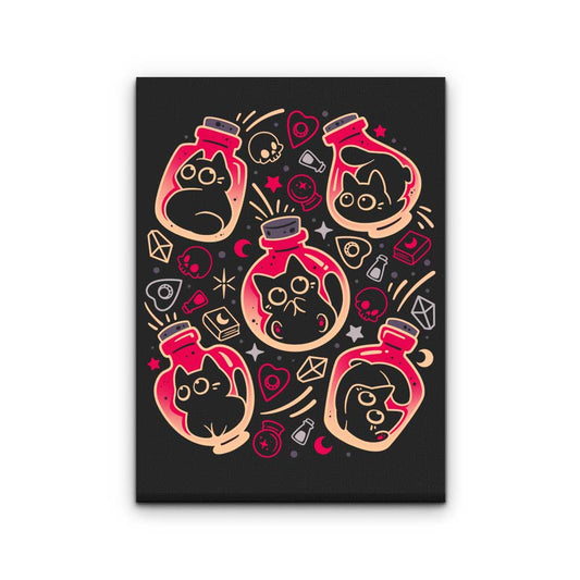 Tiny Bottled Kittens - Canvas Print