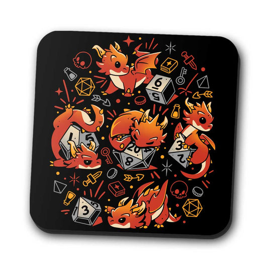 Tiny Dragon Dice - Coasters