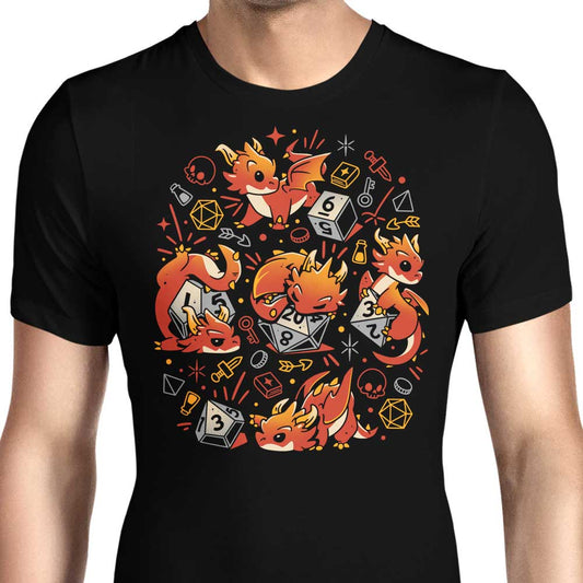 Tiny Dragon Dice - Men's Apparel