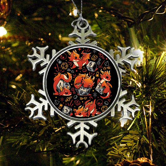 Tiny Dragon Dice - Ornament