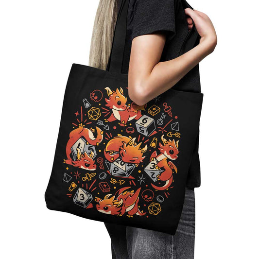 Tiny Dragon Dice - Tote Bag