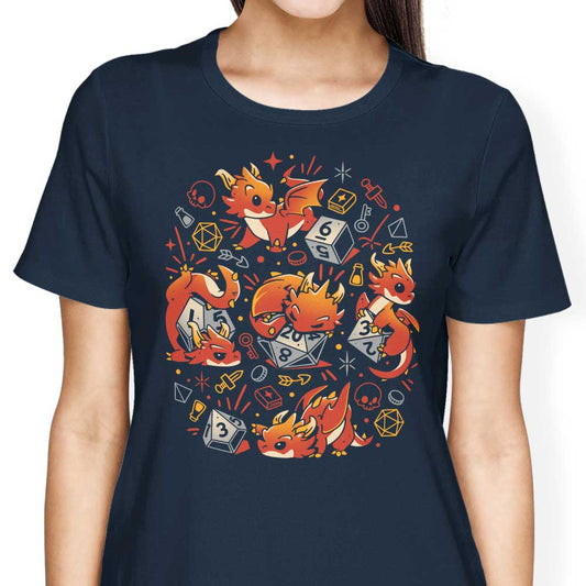 Tiny Dragon Dice - Women's Apparel