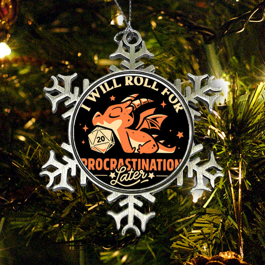 Too Lazy to Roll - Ornament